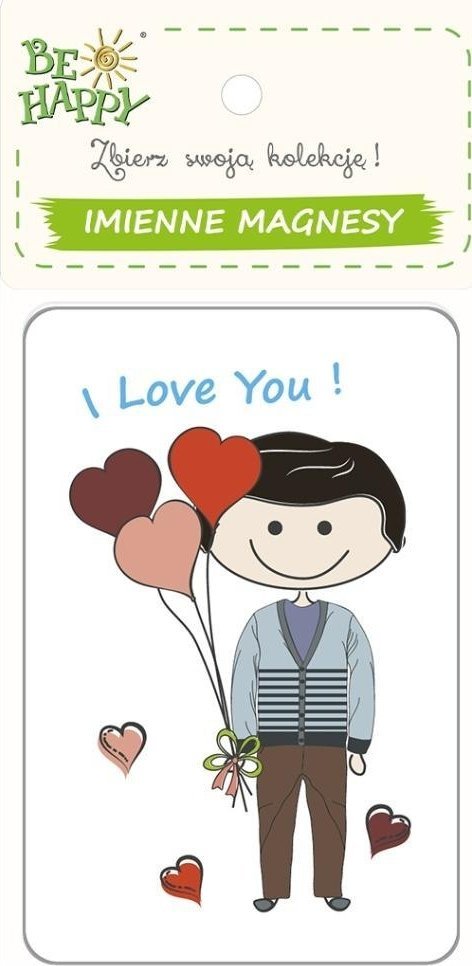 Magnes na lodówkę I love You