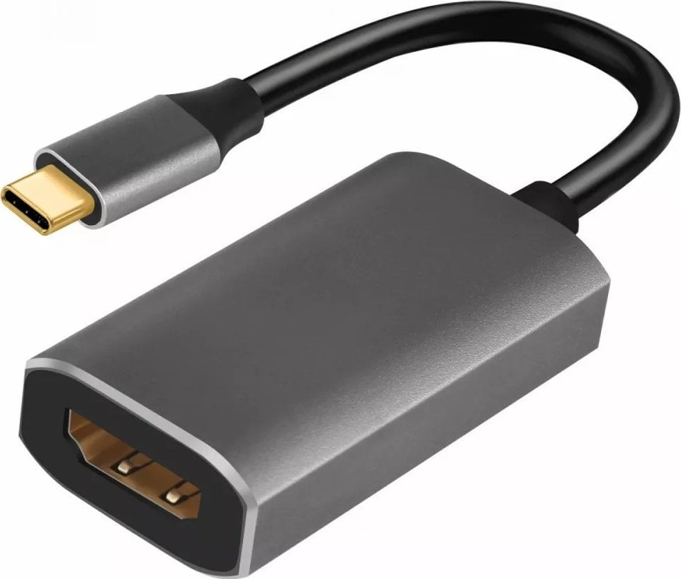 Adapter USB iBOX IACF4K USB-C - HDMI Szary (iacfak)