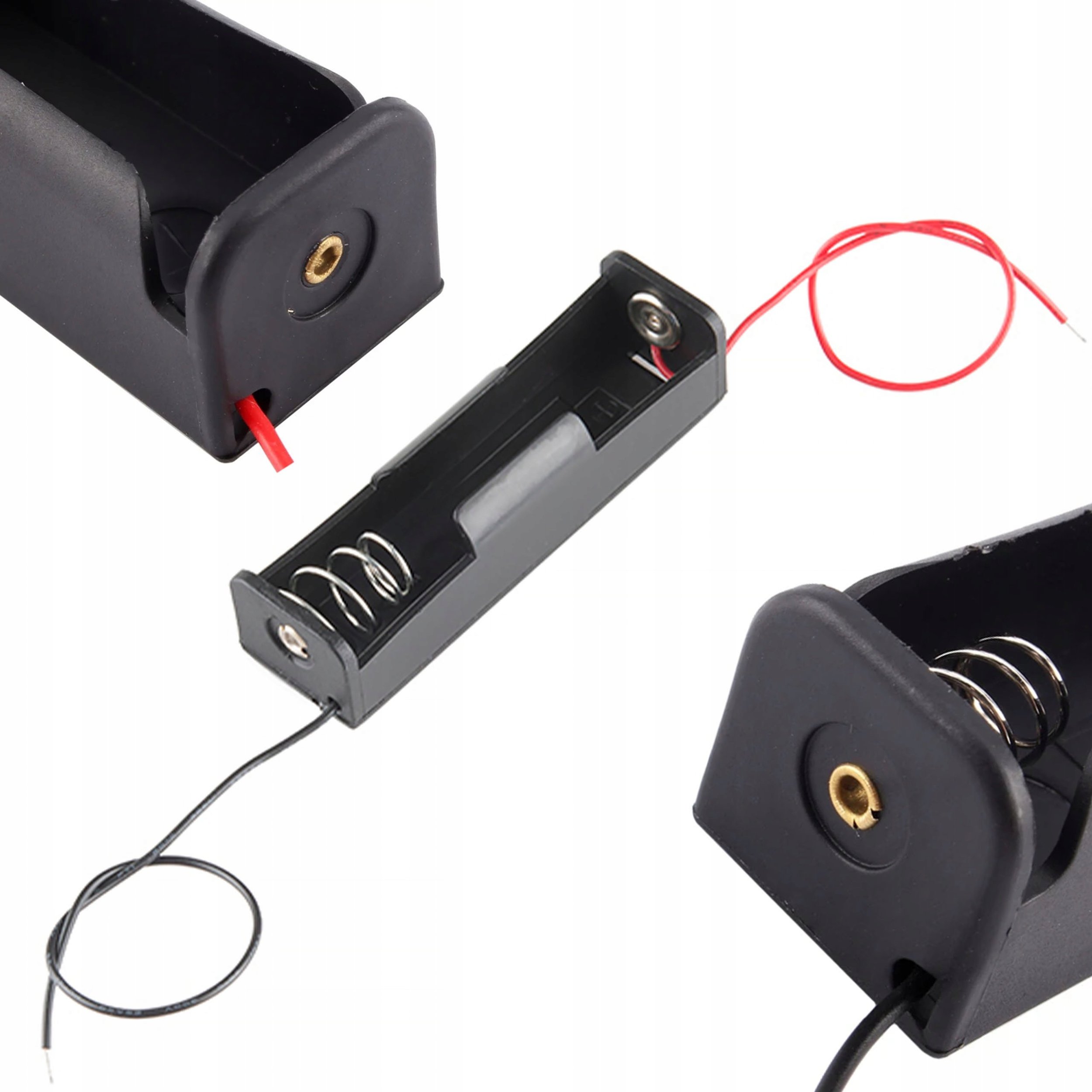 Rosfix ROSFIX KOSZYK NA BATERIE 1 X AKUMULATOR 18650 POŁĄCZONE SZEREGOWE PRZEWODY