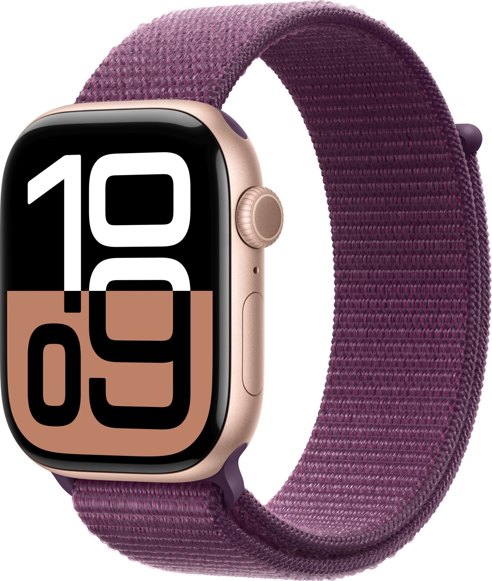 Smartwatch Apple Watch 10 GPS 46mm Rose Gold Alu Sport Loop Fioletowy (MWWV3QI/A)
