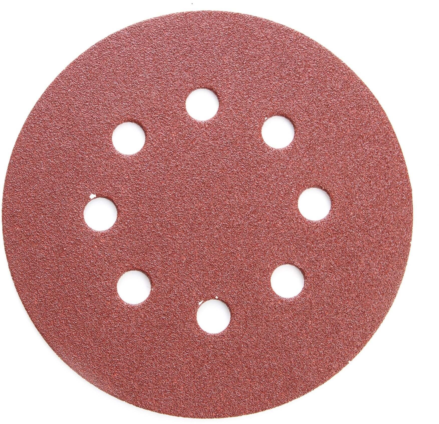 SANDING DISCS 8HOLES NO120 D125 5PCS FT