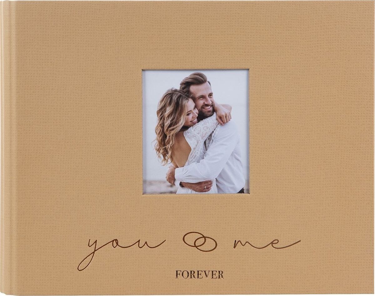 Goldbuch Svečių-užrašų knyga 77765 you & me FOREVER 100psl 25x20| balti lapai