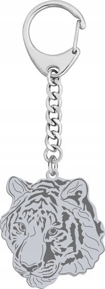 Radziszewska Jewellery Srebrny Brelok TYGRYS GRAWER DEDYKACJA