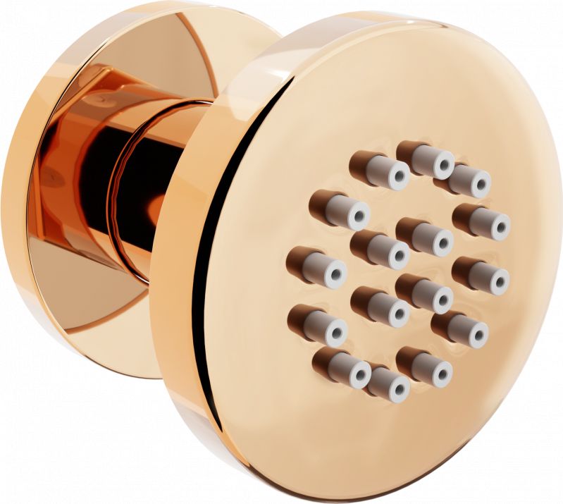 Mexen Mexen dysza boczna natynkowa różowe złoto - 79361-60