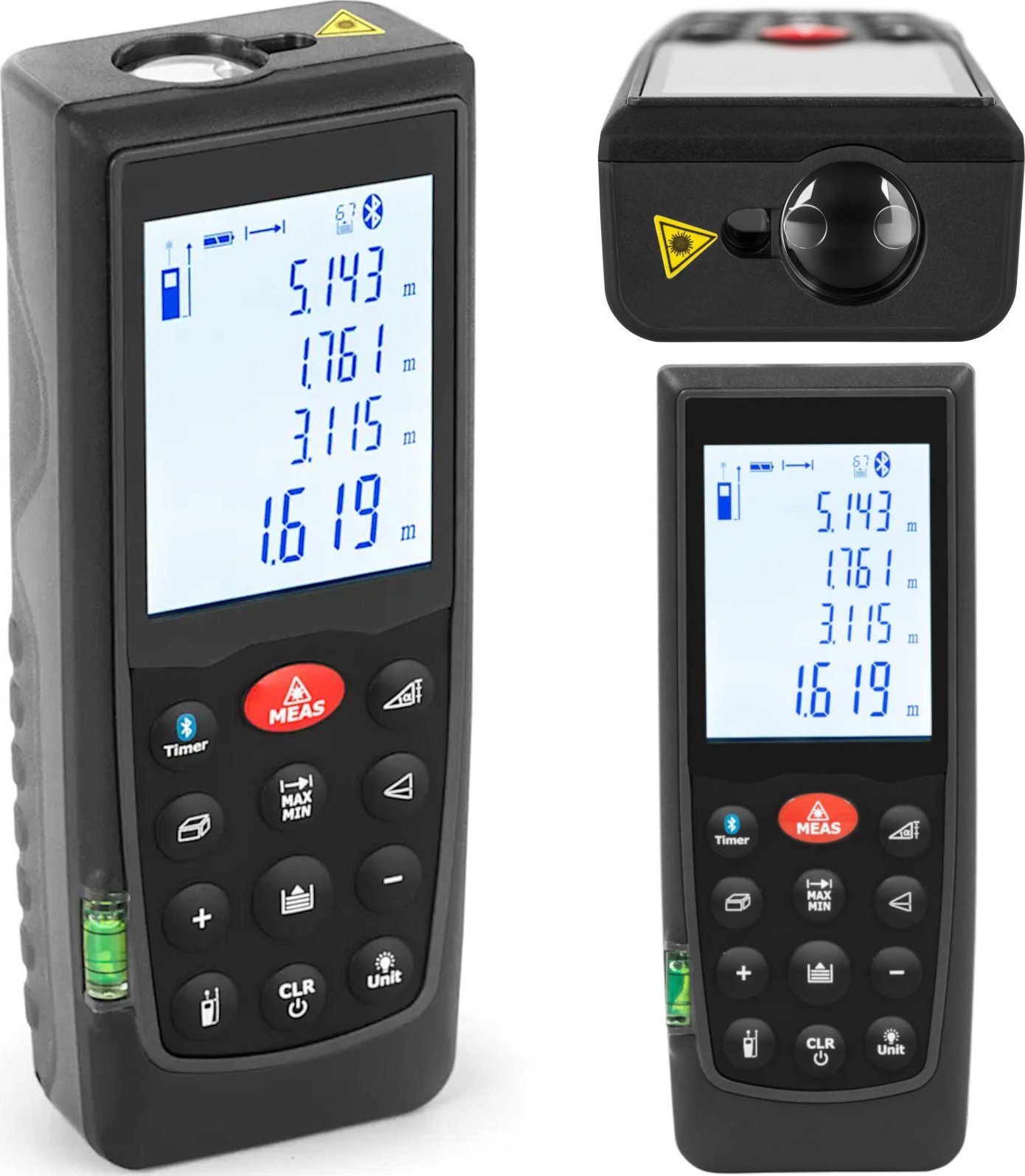 Dalmierz laserowy Steinberg Dalmierz laserowy miernik odległości Bluetooth 70 m / 1.5 mm Dalmierz laserowy miernik odległości Bluetooth 70 m / 1.5 mm