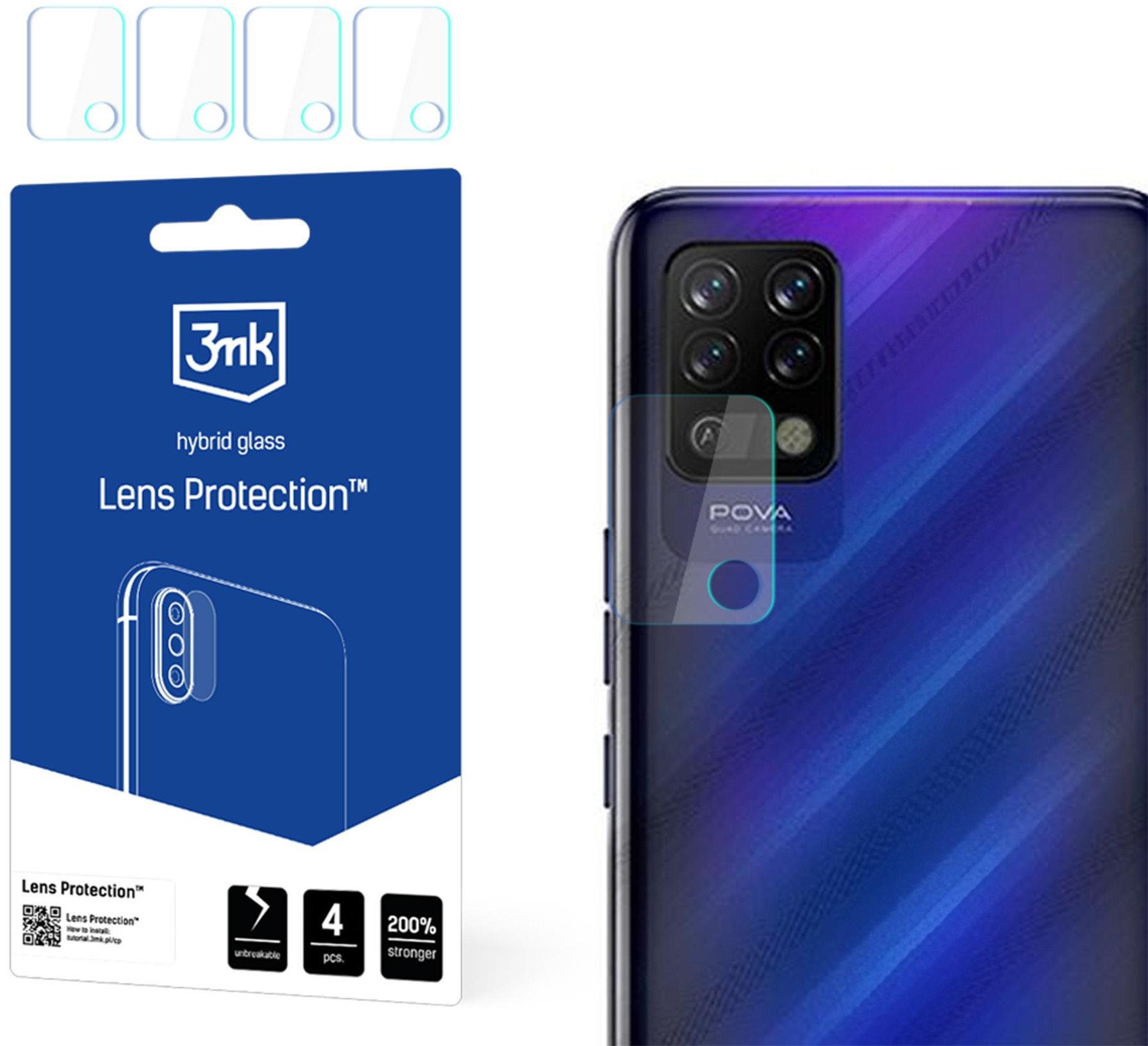 TECNO POVA - 3MK LENS PROTECTION