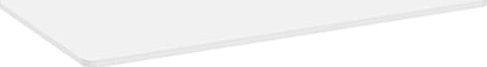 Blat biurka, bia�a, 160x75x1,8 cm, laminowana p�yta wi�rowa, Powerton