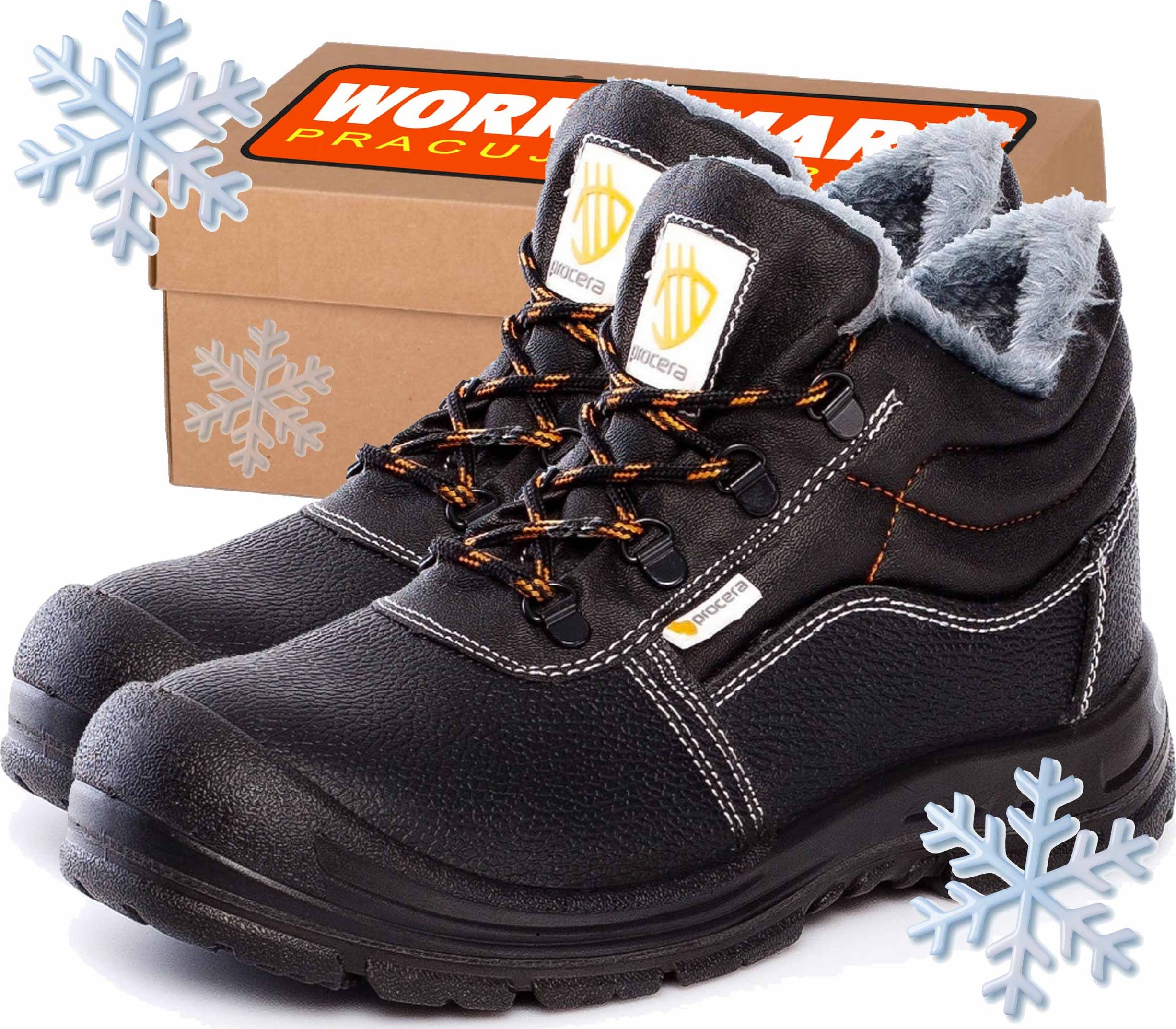 PROCERA Buty Robocze Ocieplane Bez Podnoska Trzewiki Zimowe Winter Solid O1 Src 44 Procera Winter Solid O1 44 5902767614443