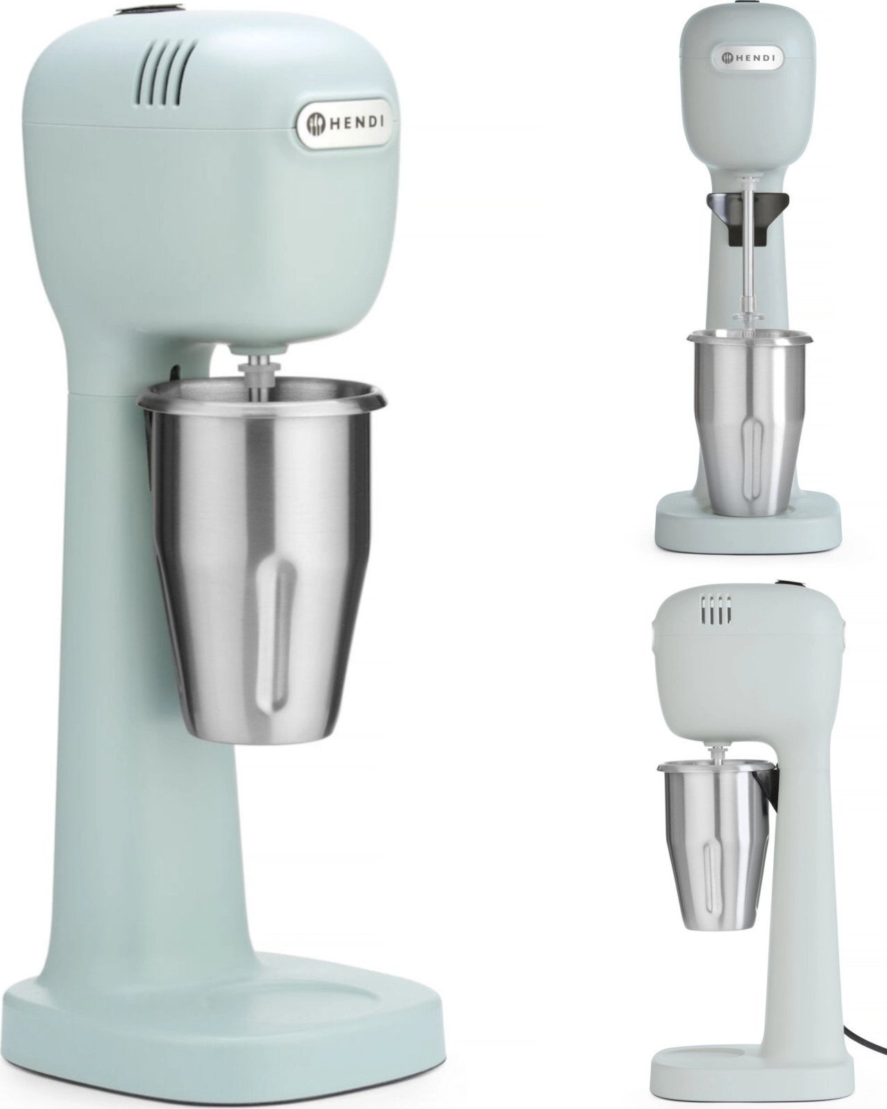 Hendi Shaker spieniacz do koktajli mlecznych 400 W niebieski - Hendi 221655 Shaker spieniacz do koktajli mlecznych 400 W niebieski - Hendi 221655
