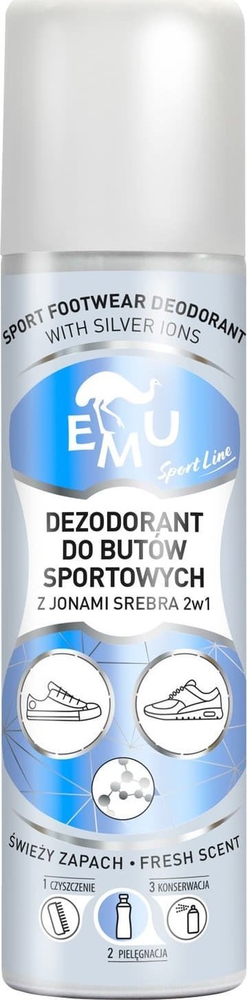Vaco EMU Sport Line Dezodorant do butów z jonami srebra 2w1 150ml