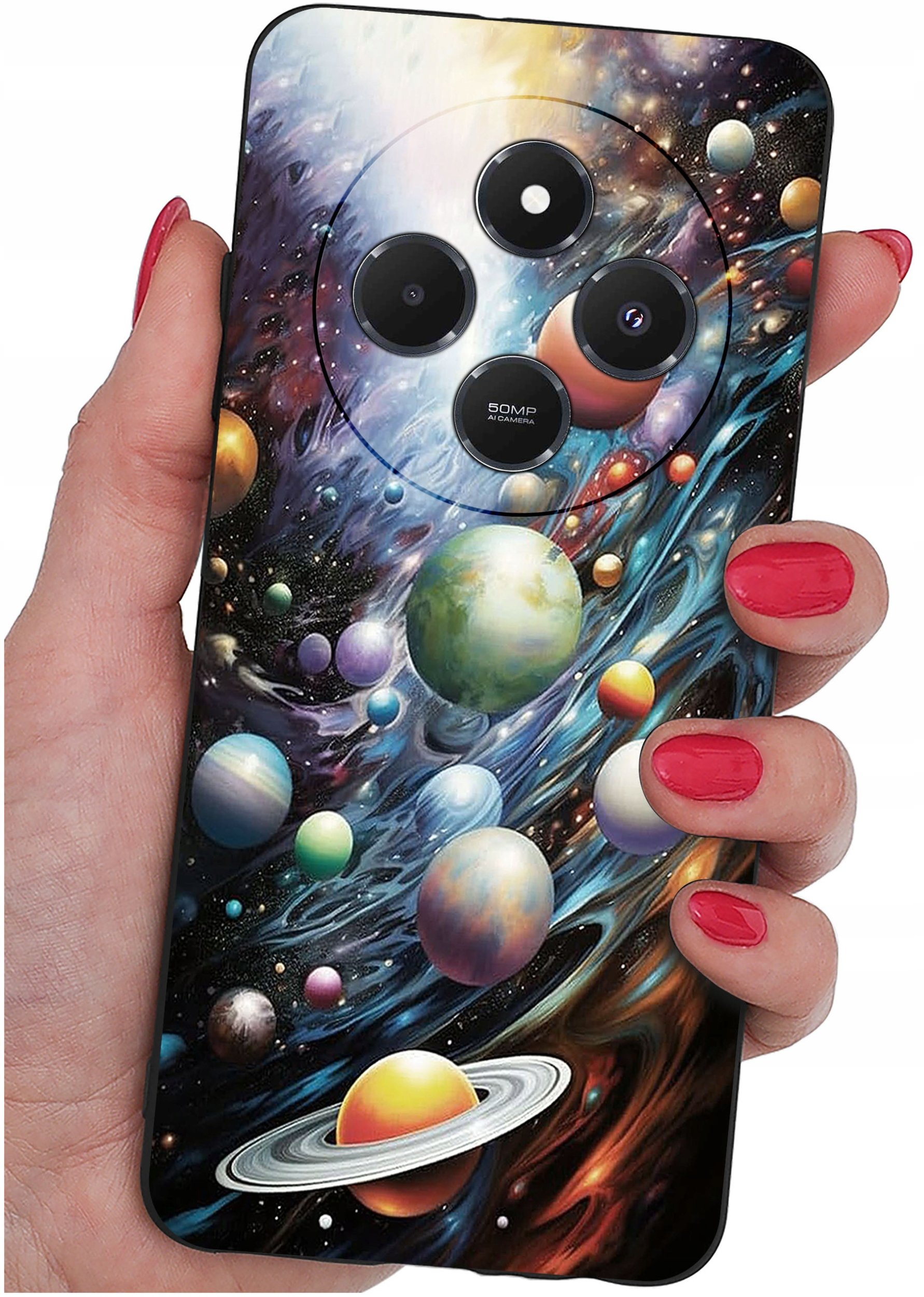 Etui do Xiaomi Redmi 14C WZORY |SILIKONOWE MATT CASE + SZKŁO 9H