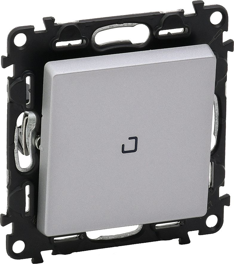 Legrand Łącznik pojedynczy Valena Life z podświetleniem aluminium (752310)