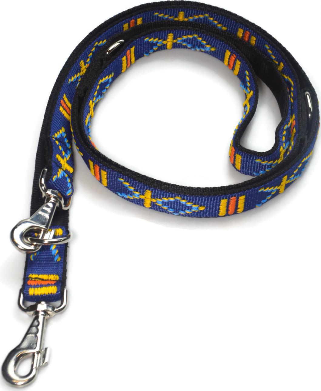 Alizoo Smycz podwójna indiańska dla dużego psa 30mm/220cm - ALIZOO