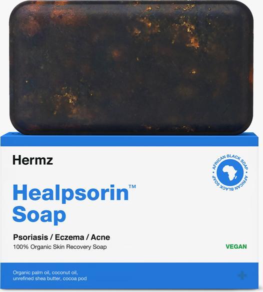 Hermz Organiczne czarne mydło afrykańskie z certyfikatem COSMOS do wrażliwej skóry Hermz NoSize