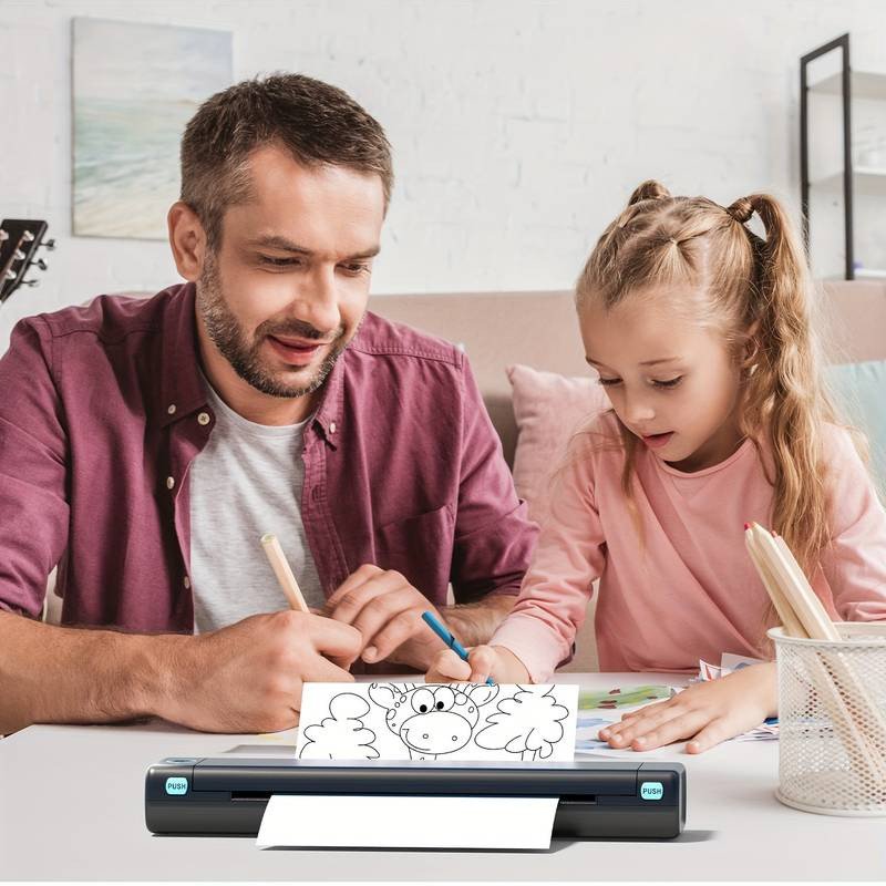 Papier termiczny A4 do przenośnej drukarki termicznej 200 arkuszy