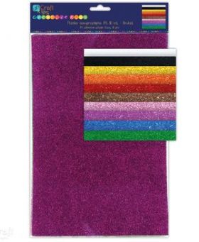 DP Craft Pianka samoprzylepna brokat A4 10 szt. (KSPI-004)