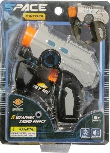 Pistolet na strzałki ze światłem i dźwiękiem