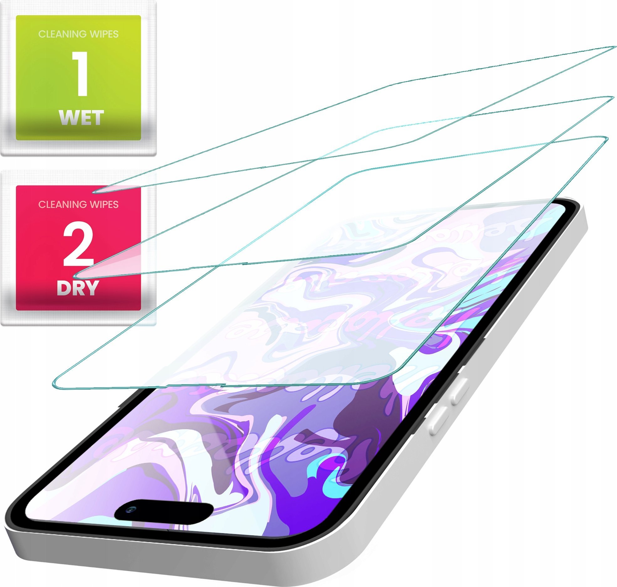 Hello Case 3-PAK Szkło Hartowane do Iphone 14 Pro Max (szybka, płaskie 2.5D, ochronne)