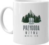 Koszulkowy Przygoda wzywa, muszę iść - kubek z nadrukiem