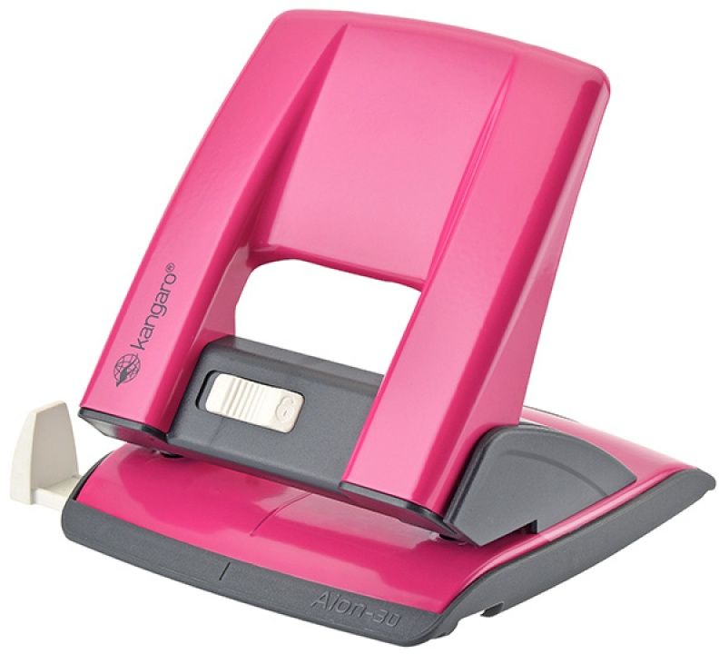 Dziurkacz Kangaro Aion-30 30 kartek Różowy (KAA30-16)