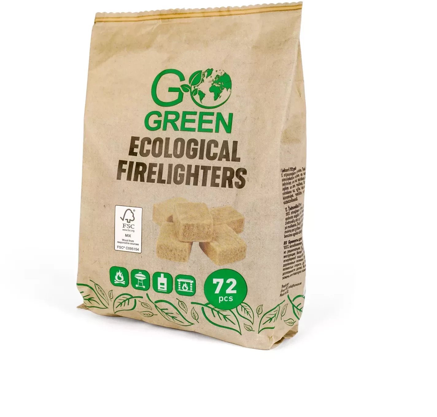 Ekologiskie aizdedzinasanas kubini 72 gab. 4743115011177