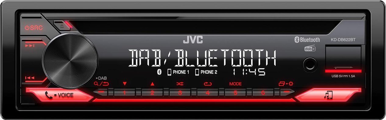 Radio samochodowe JVC JVC KD-DB622BT-ANT