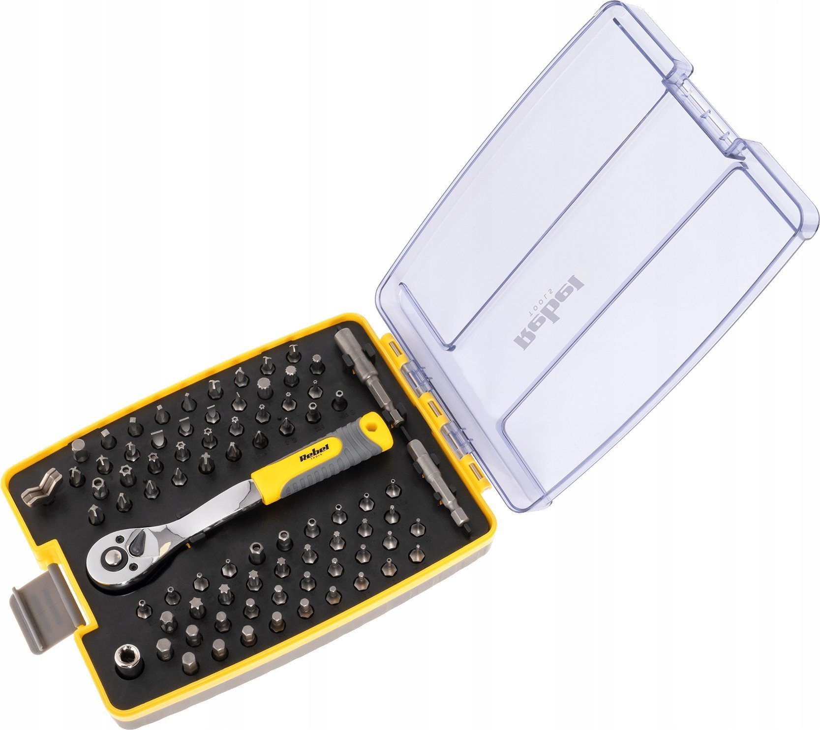 Klucz grzechotka + 80 bitów zestaw Rebel