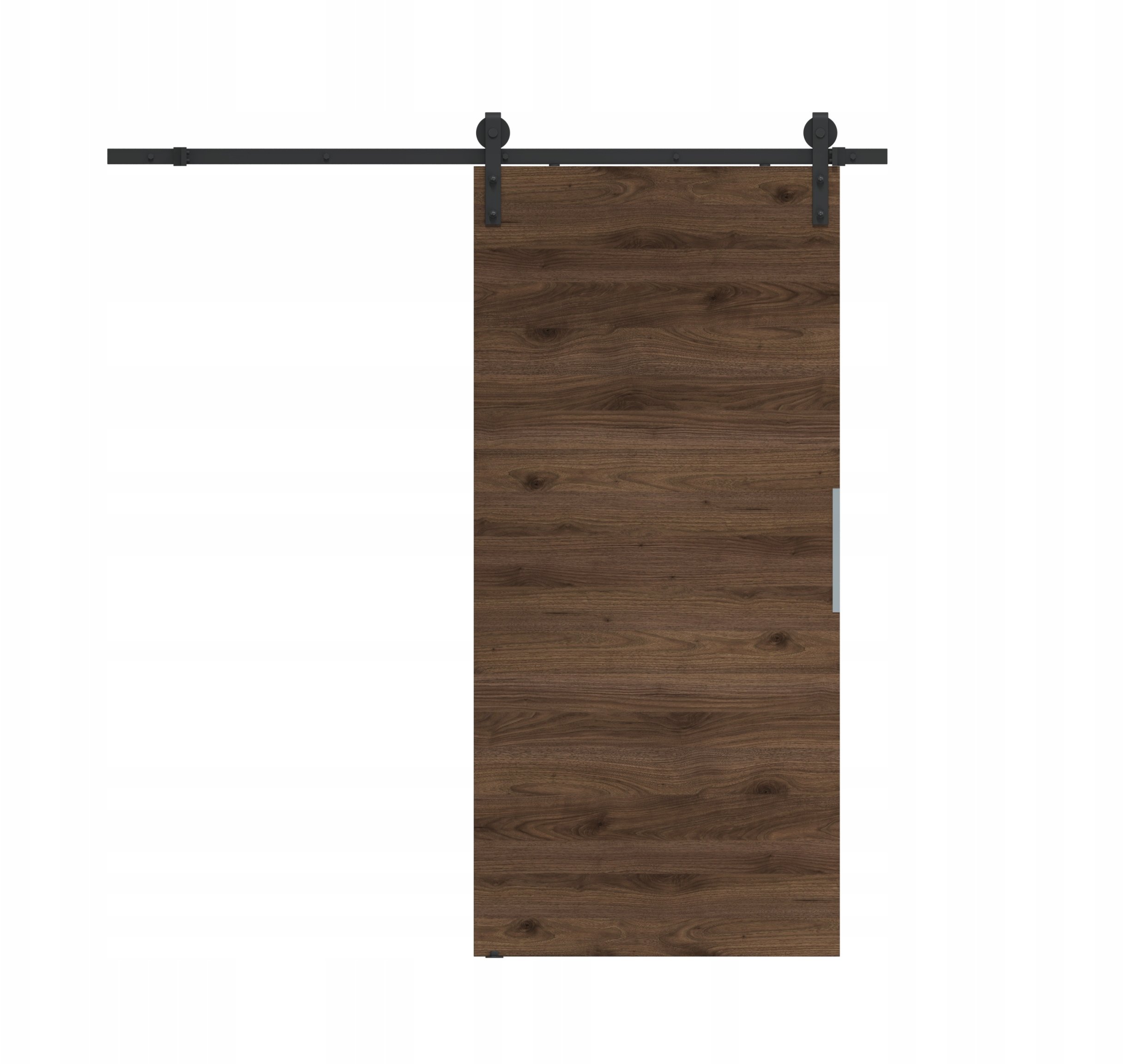 Homedoors Drzwi przesuwne 80 ścienne ALFA LOFT P 01 Orzech 85 + system przesuwnego