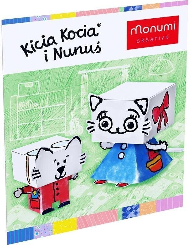 Kolorowanka do składania. Kicia Kocia i Nunuś