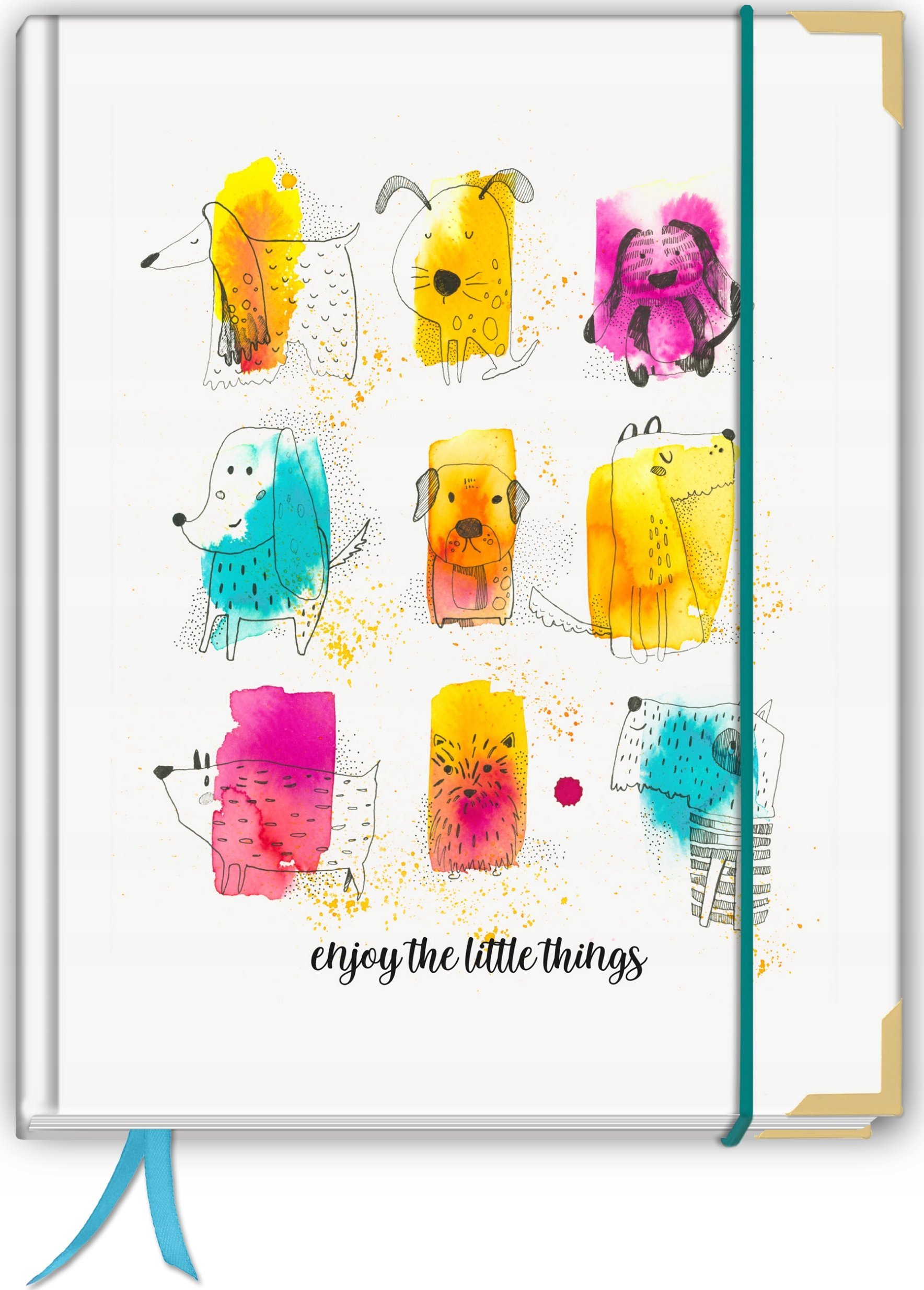 TadaPlanner Bullet journal szyty 214 stron TaDaPlanner notatnik A5 w kropki pamiętnik