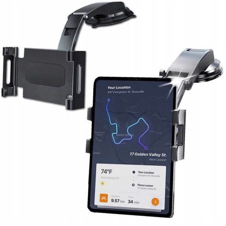 Uchwyt samochodowy Supero Car Pad Mount Holder do telefonu i tabletu, czarny