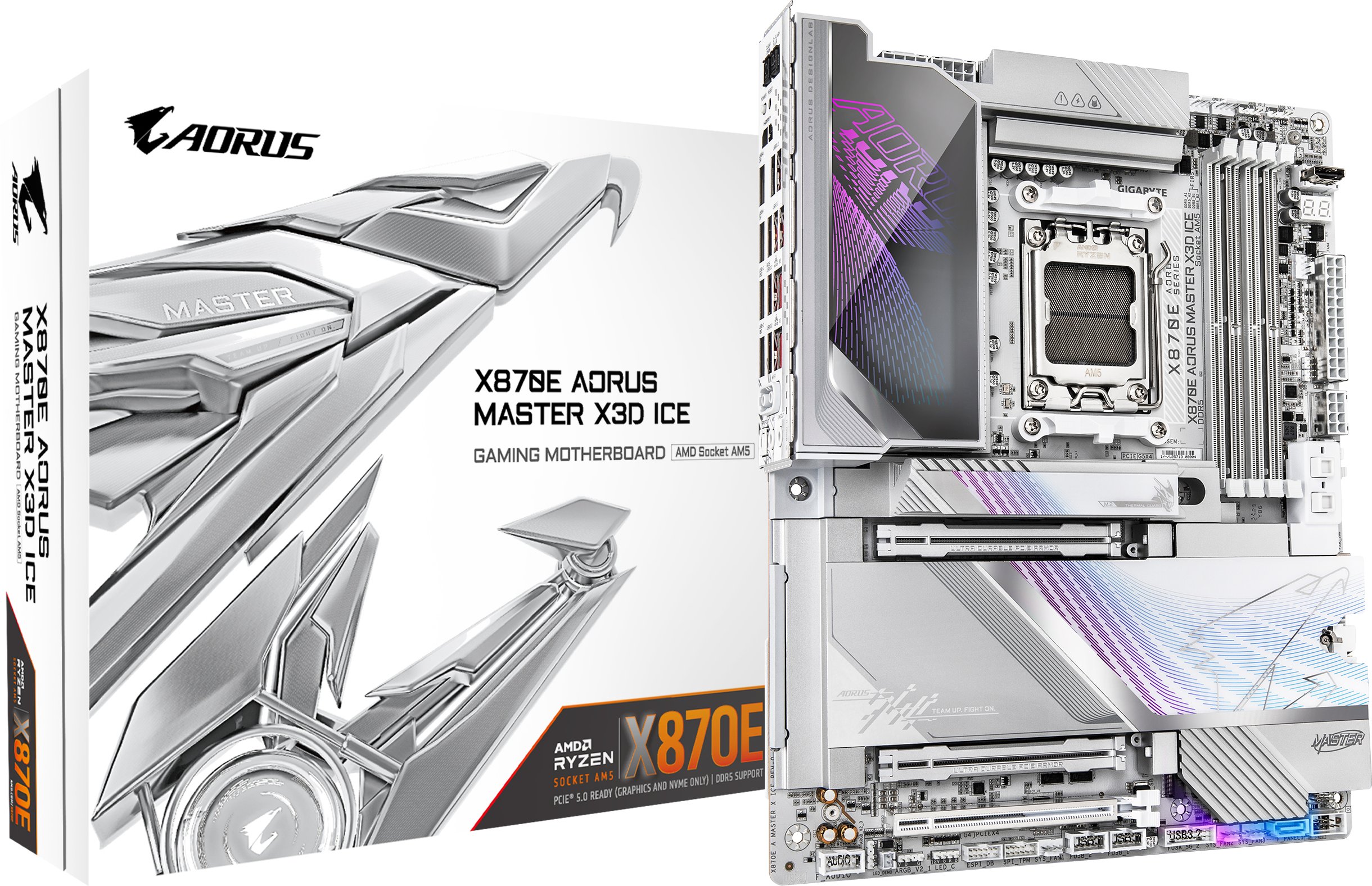 Płyta główna Gigabyte X870E AORUS MASTER X3D ICE