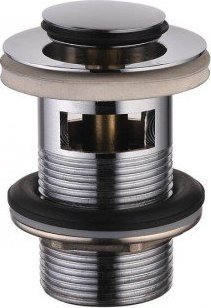 Kuchinox Korek klik-klak do umywalki z przelewem okrągły