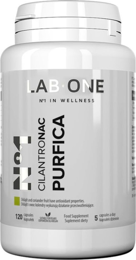 Lab One N1 CilantroNAC Purfica suplement diety 120 kapsułek