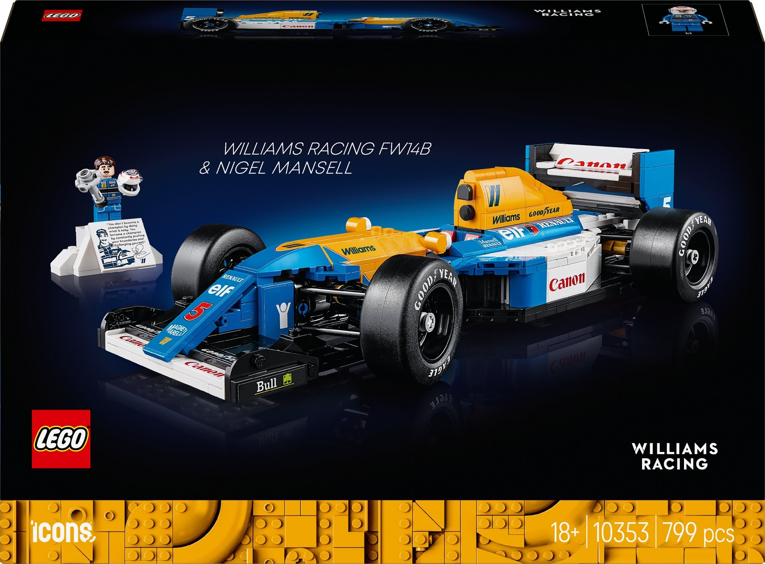 Icons Williams Racing FW14B i Nigel Mansell (10353)