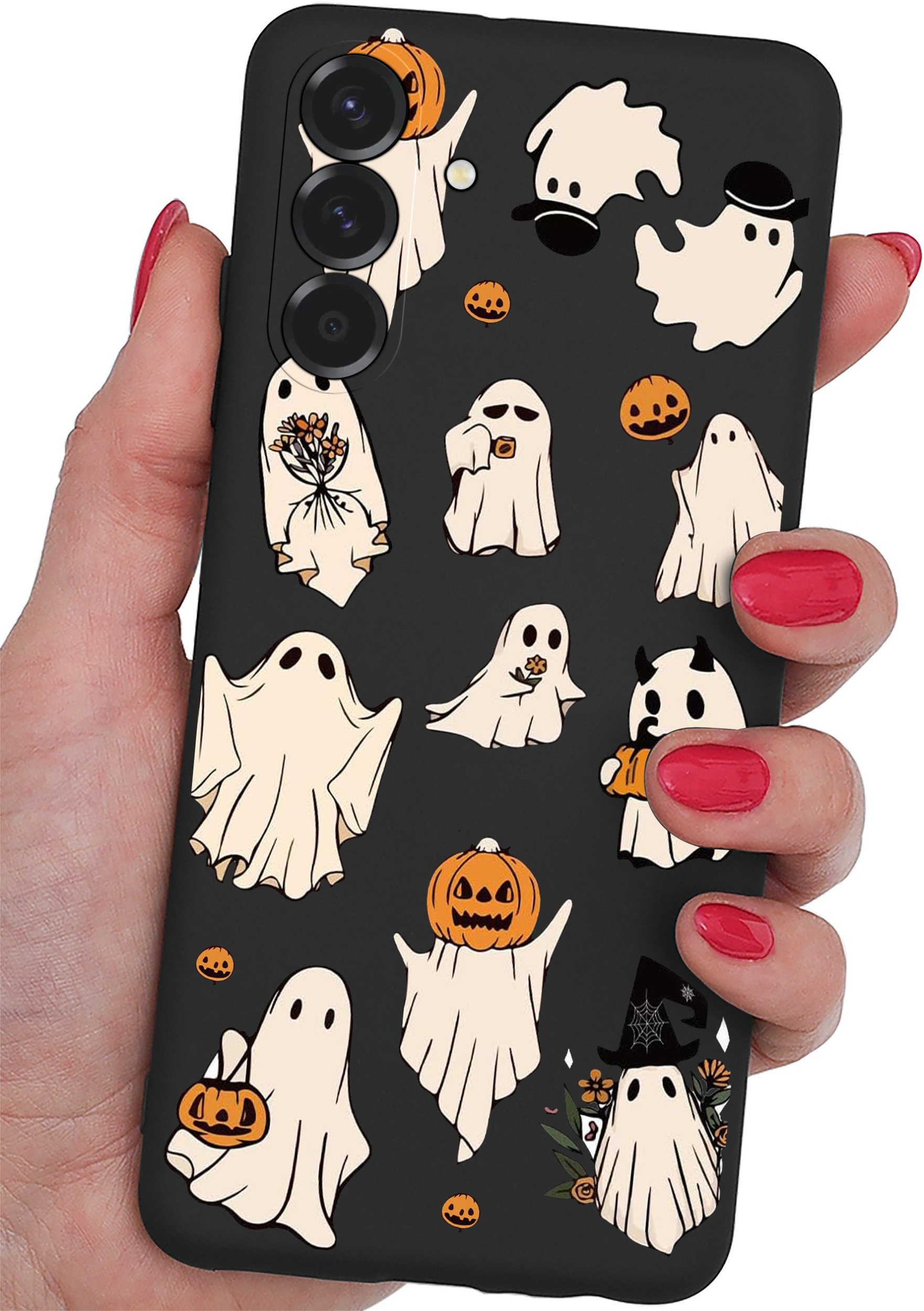 ETUI do Samsung A56 5G | WZORY | SILIKONOWE MATT CASE + SZKŁO 9H