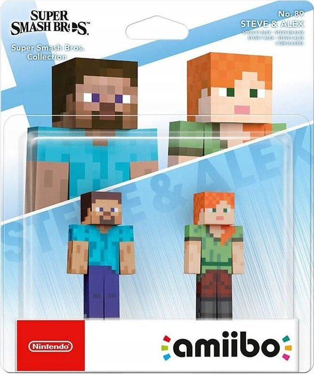 Nintendo Figurka Amiibo / Super Smash Bros. Collection / Steve & Alex / No. 89