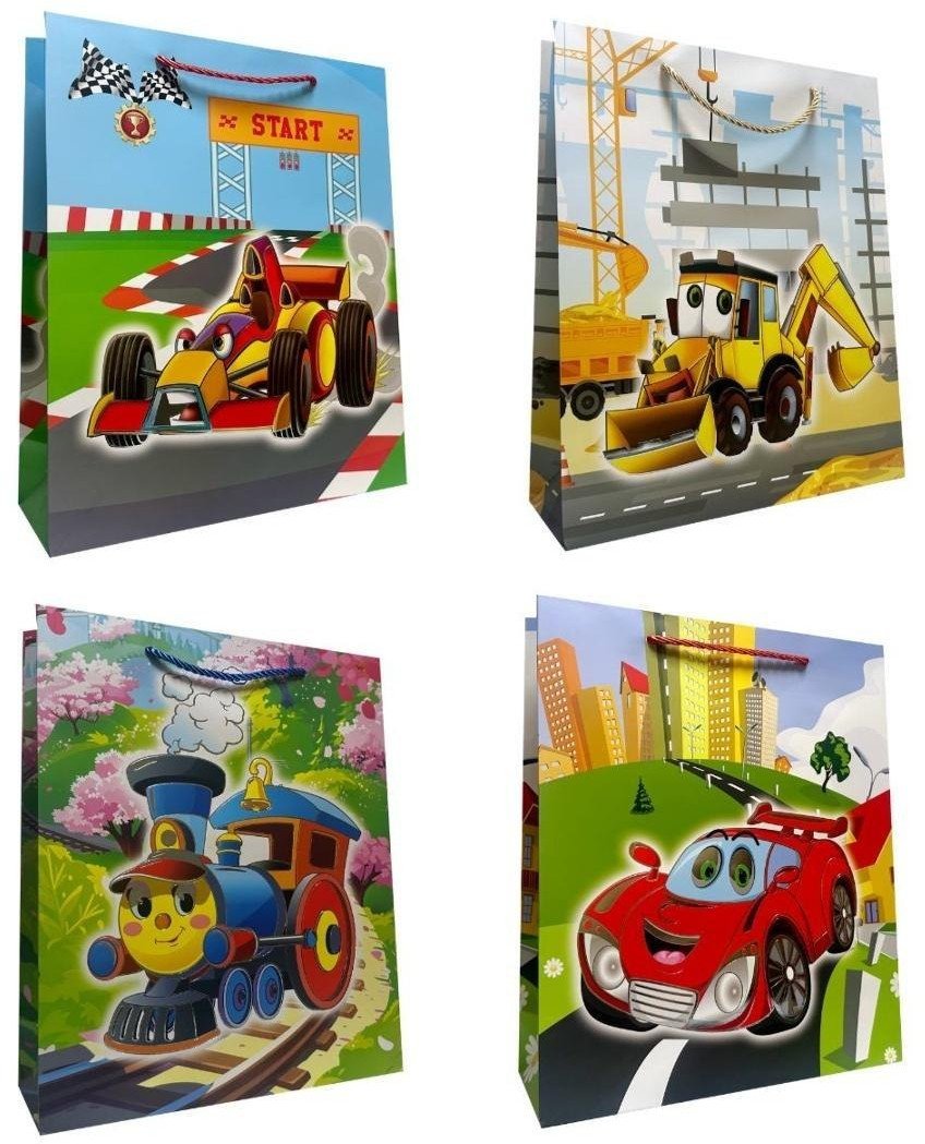 Torebka prezentowa dziecięca L chłopiec mix