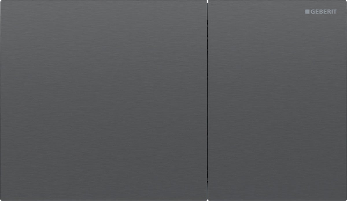 Przycisk spłukujący Geberit Przycisk uruchamiający Geberit Sigma70, przedni, stal nierdzewna czarny chrom