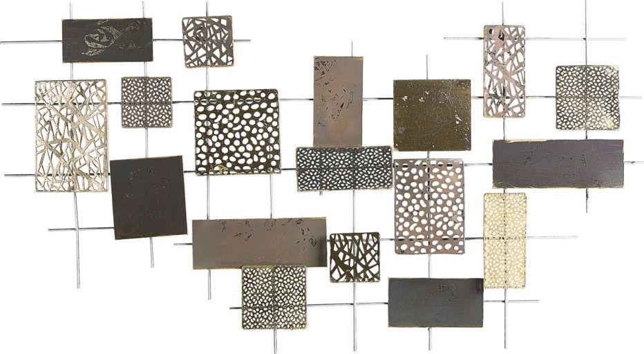 Beliani Dekoracja ścienna złota ASTATINE