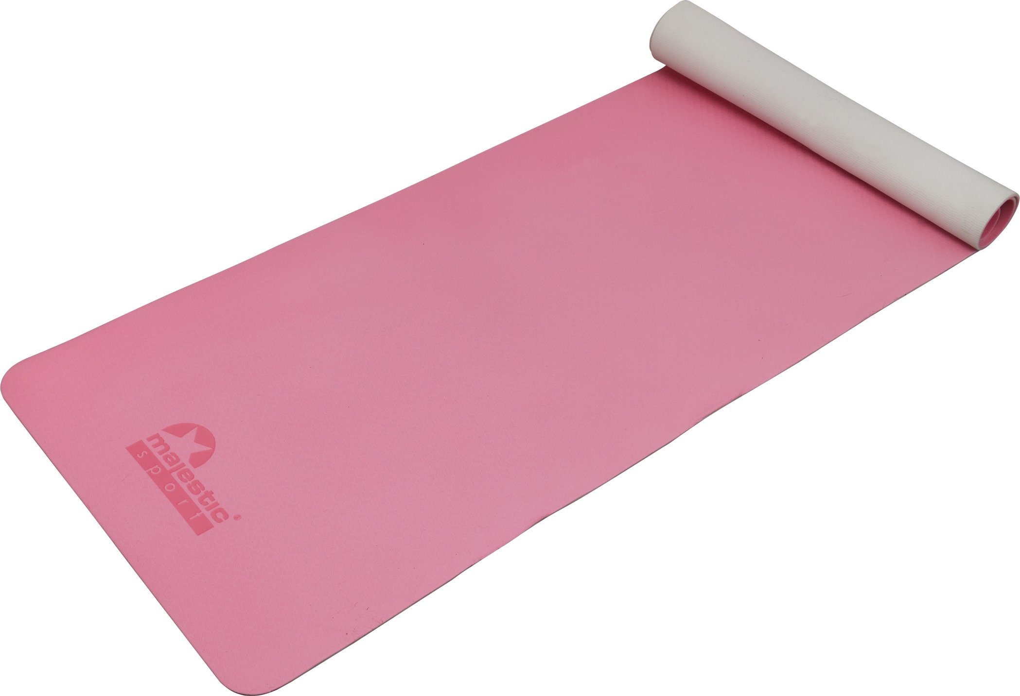 Mata do ćwiczeń Majestic Sport YOGA 183x61x0,6 cm różowy mat