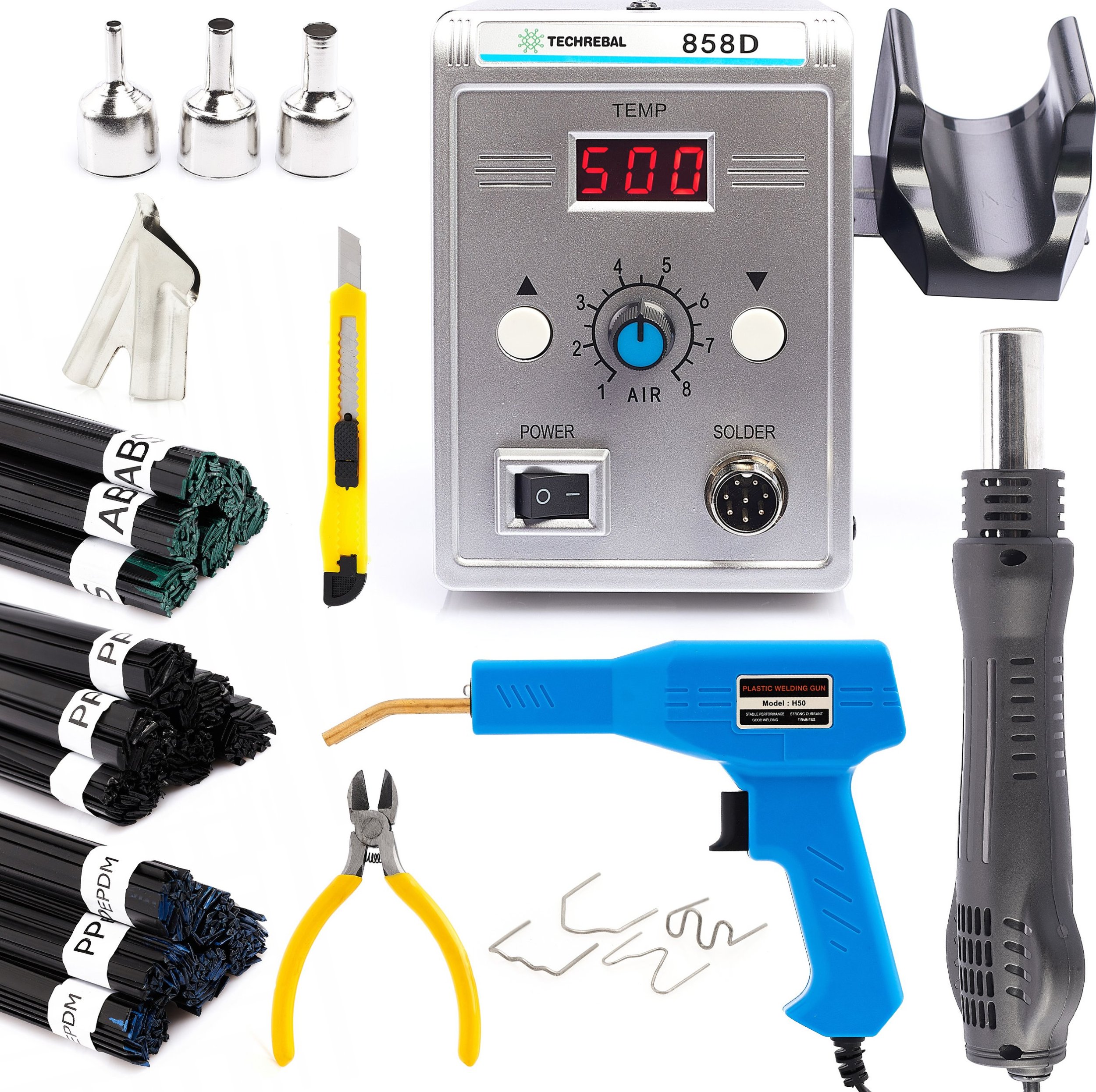 Spawarka Plastiku Stacja Lutownicza 858D Zszywarka Zestaw Spoiw But