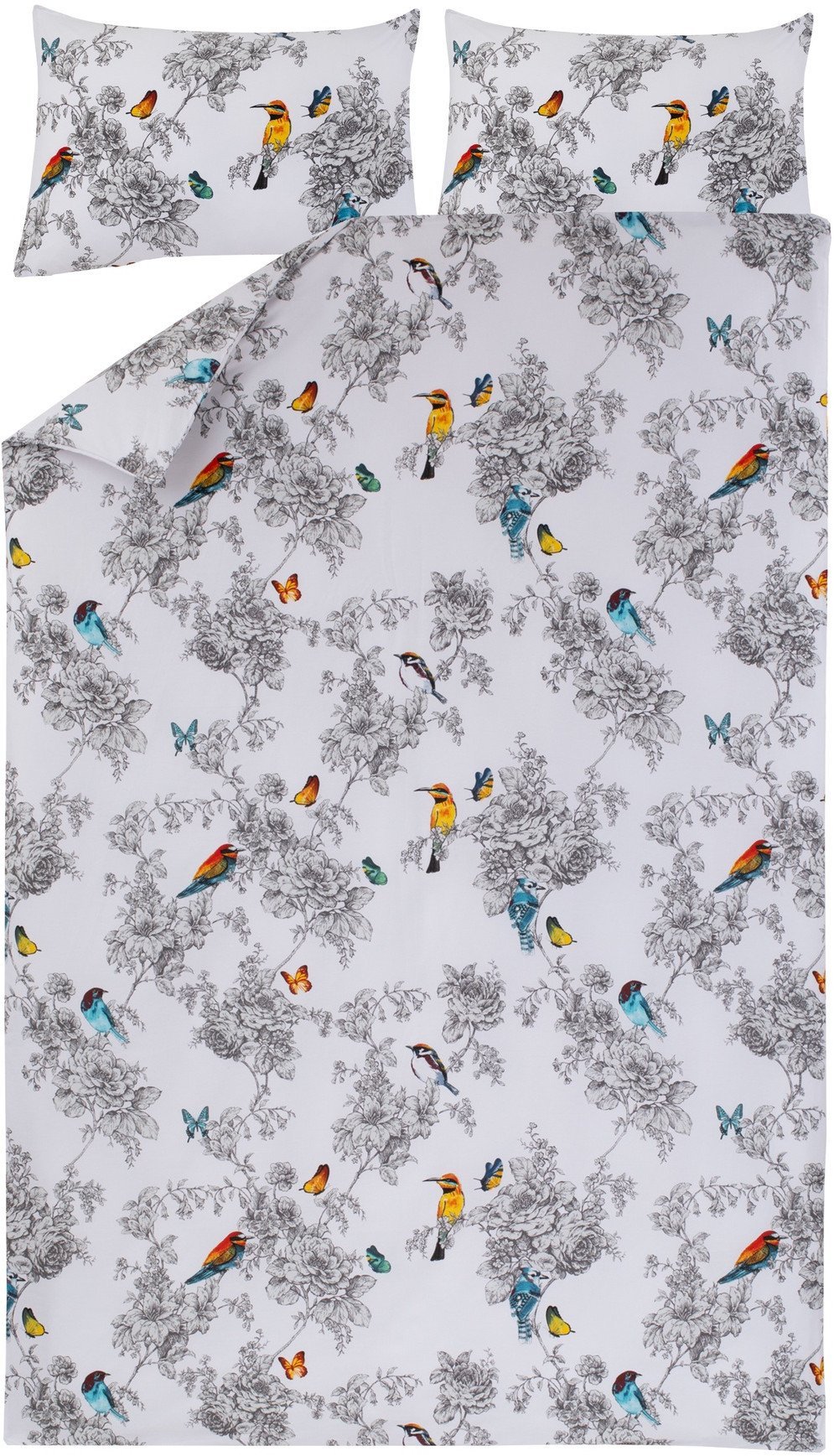 BED COV SET Bird Wilde SATEEN 200x220CM