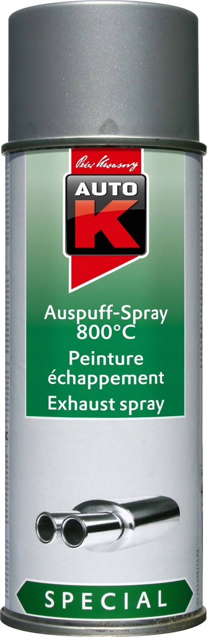 AUTO-K EXHAUST SPRAY SILVER 800°C 400ML