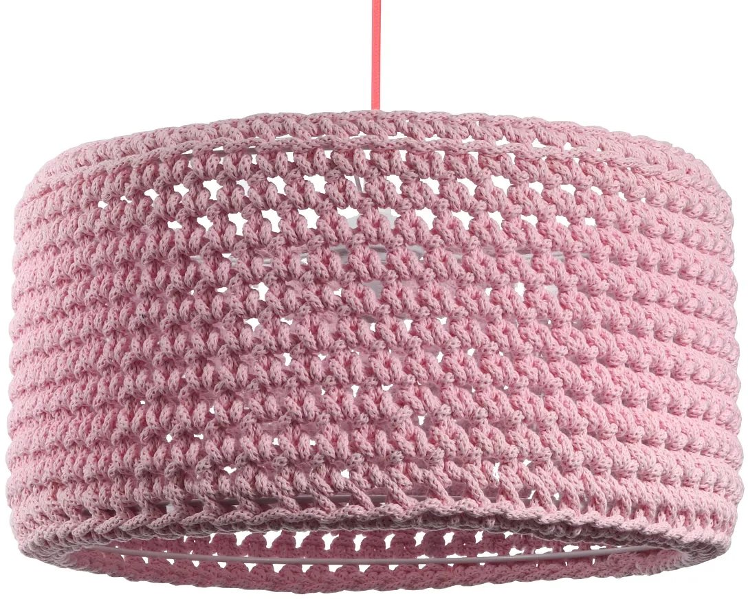 Lampa wisząca COTTON 40 różowa BPS KONCEPT