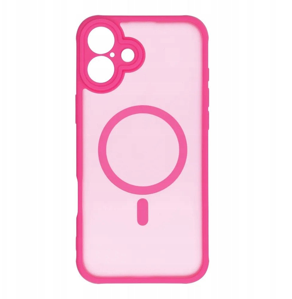 Futerał FULL MATTE MAG COVER kompatybilny z MagSafe do IPHONE 14 różowy