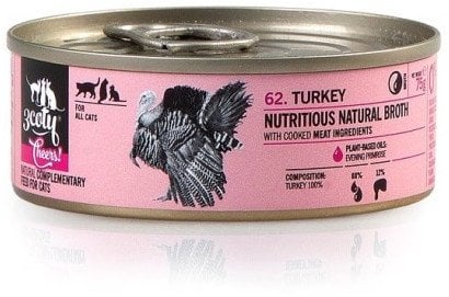 3Coty TURKEY Cheers! Complementary feed for cats 75g