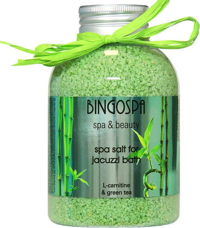 BingoSpa Sól z L-karnityną i zieloną herbatą do kąpieli spa & beauty