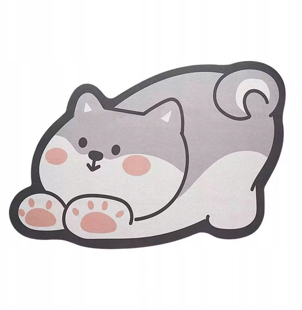 ITIMPORT Dywanik łazienkowy 60x40cm szary