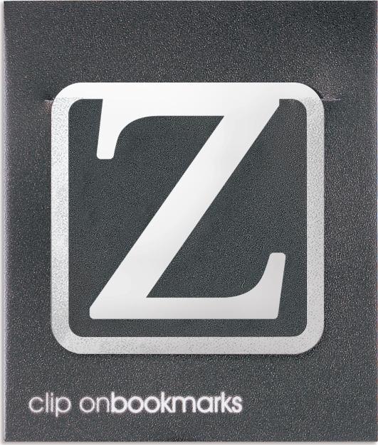 IF METALOWA ZAKŁADKA DO KSIĄŻKI - LITERA Z CLIP-ON